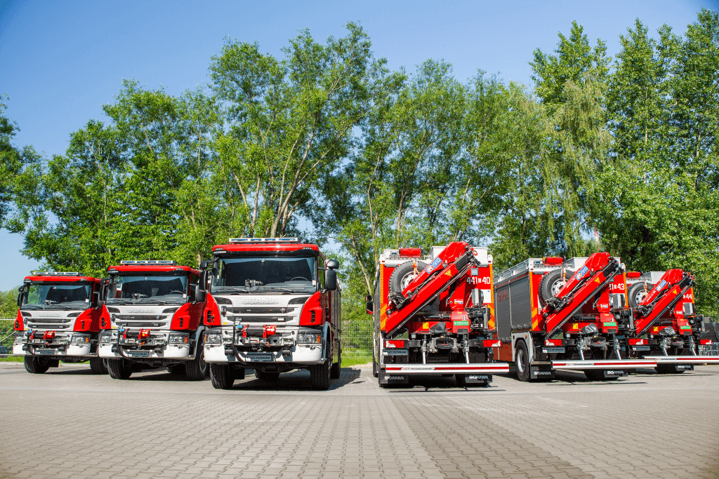 HMF slukker brande i Polen HMF slukker brande i Polen