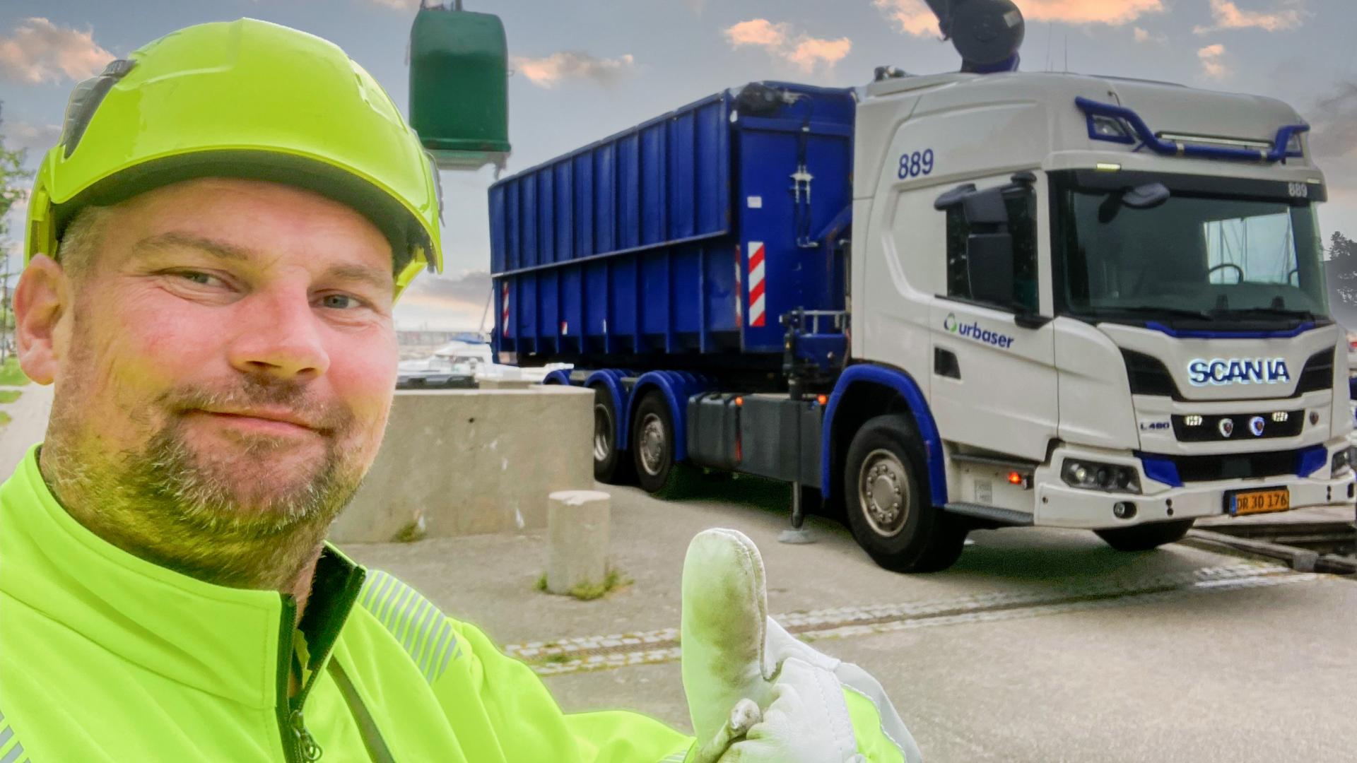 HMF kran gør kranchaufførs hverdag mere sikker, - og affaldshåndtering mere effektiv HMF kran gør kranchaufførs hverdag mere sikker, - og affaldshåndtering mere effektiv