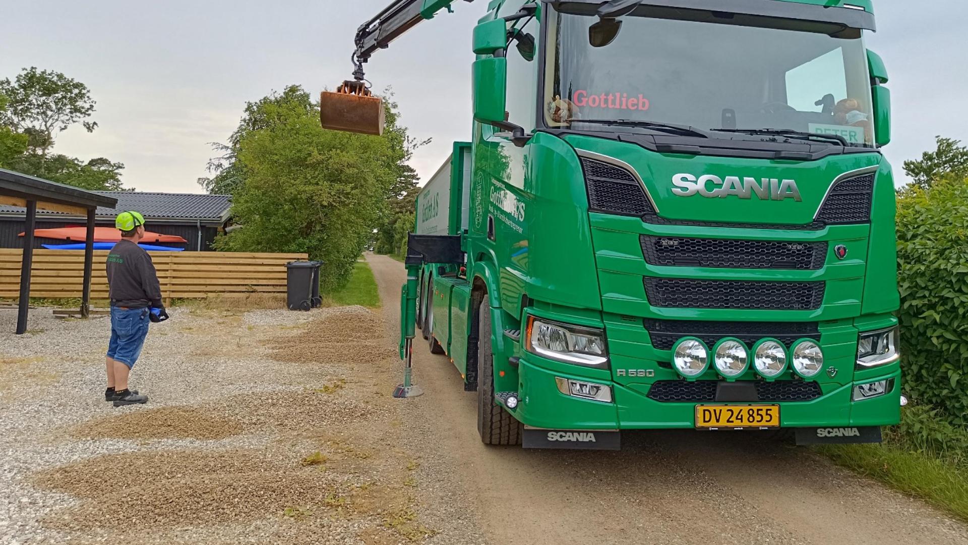 Grøn kran til grønne opgaver Grøn kran til grønne opgaver